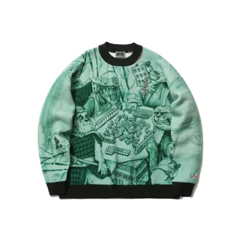 LiNing Sweater Men's Cyan Green