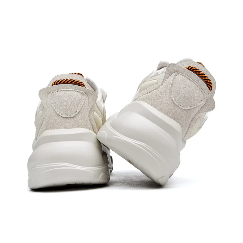 JANECO Anti Slip Wear Resistant Low Top Chunky Sneakers Unisex-18