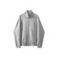 Heather Gray Stand Collar