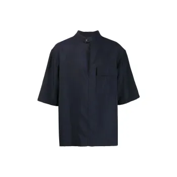 3.1 Phillip Lim Oversized Band Collar Shirt