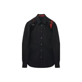 Alexander McQueen Tartan Harness Shirt