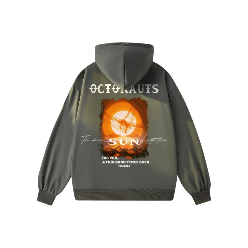 Small Columns Under The Sea Hoodie Unisex-8