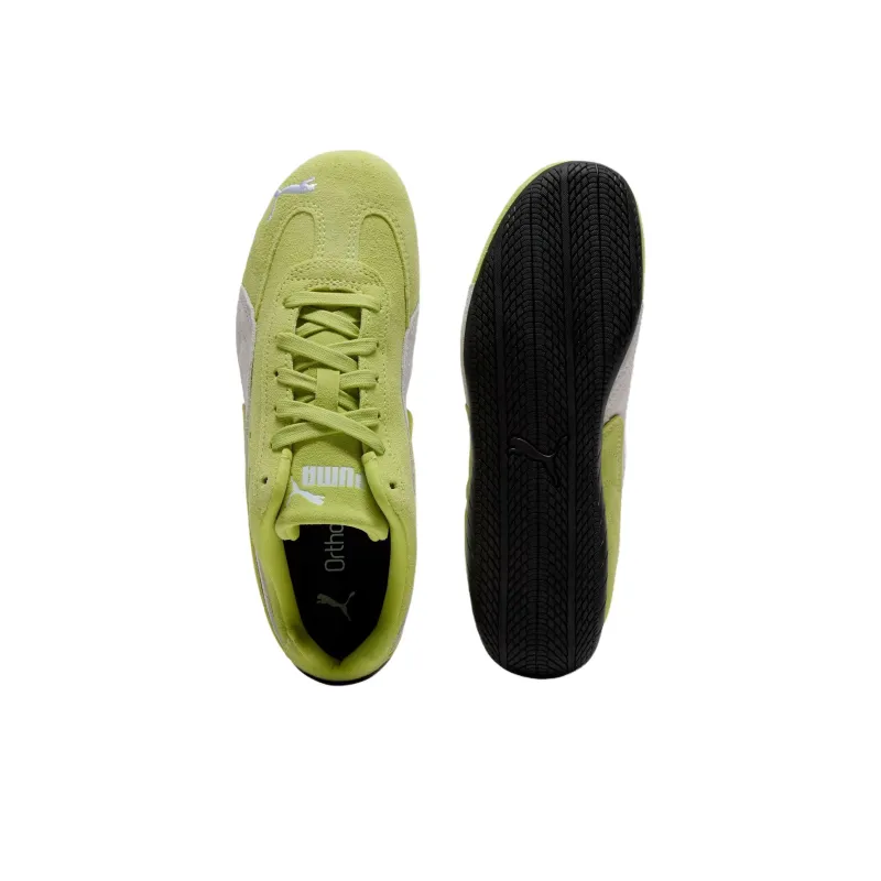 PUMA Speedcat Collection Anti Slip Wear Resistant Low Top Casual Shoes Women's Green White-3