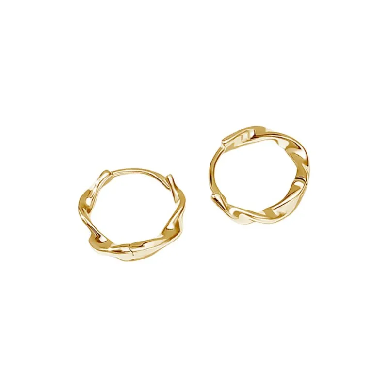 DAIRUO S925 Sterling Silver Stud Earrings Women's-4