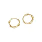925 Silver Hoop Earrings (Gold)