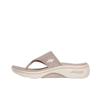 Skechers GO Walk Arch Fit 2.0 Flip Flops Women's Taupe