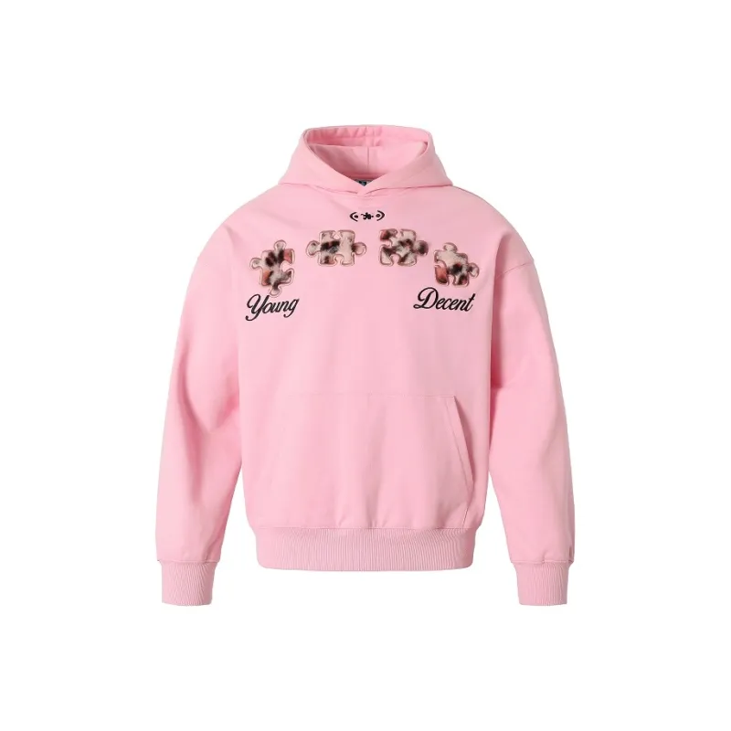 YADcrew Sweatshirts Unisex Pink-0