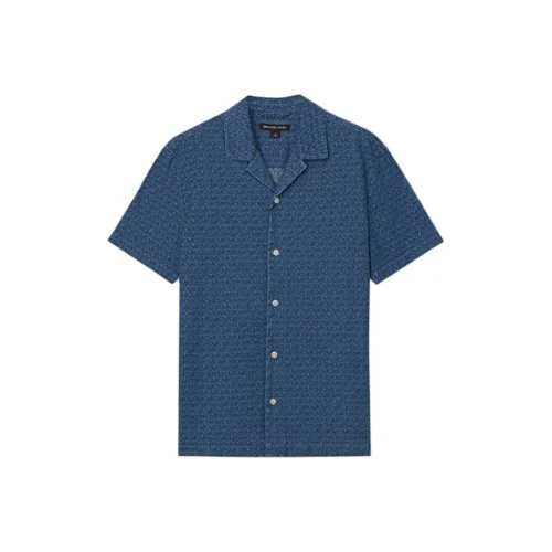 MICHAEL KORS SS24 Shirt Men's Denim Blue