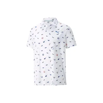 PUMA MATTR Polo Shirt Men's White
