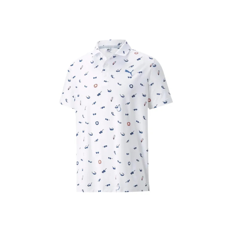 PUMA MATTR Polo Shirt Men's White-0