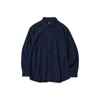 UNIQLO Shirts Men Navy Blue