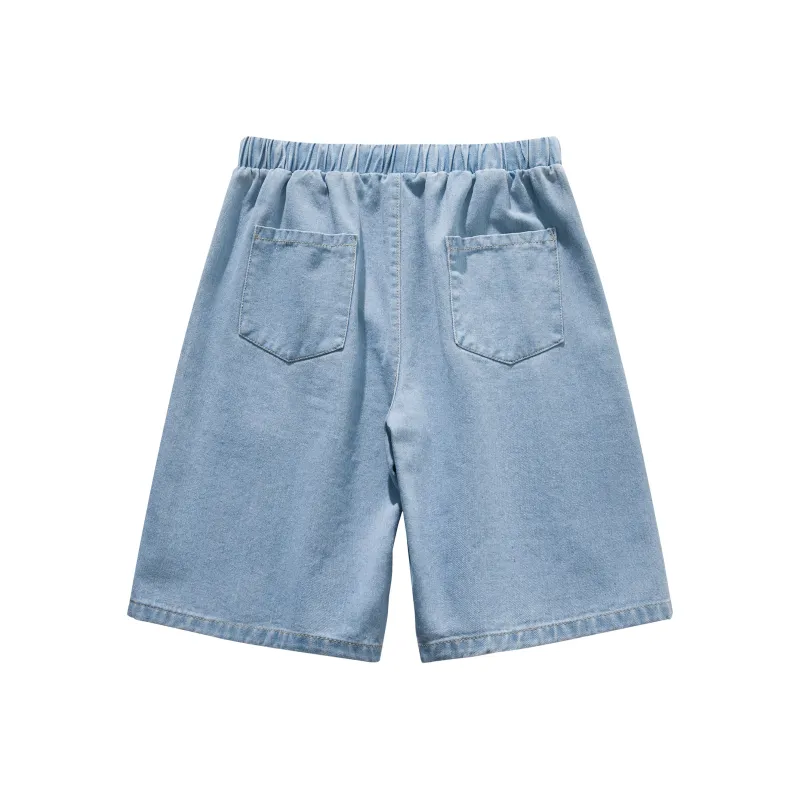 Lightning X Storm Denim Shorts Unisex-1