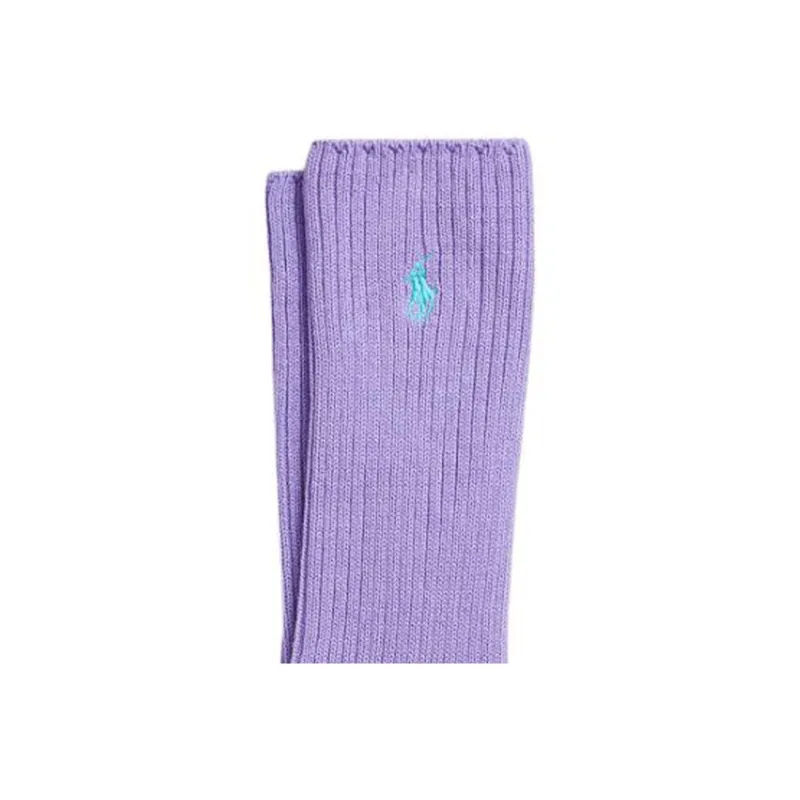 Polo Ralph Lauren SS24 Knee-High Socks Men's 1 Pack Purple-3