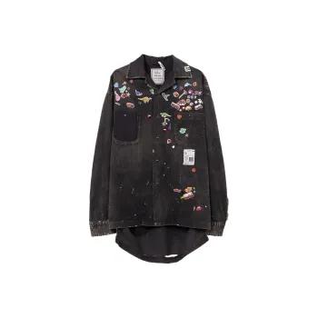 Maison Mihara Yasuhiro Patch detail Shirt