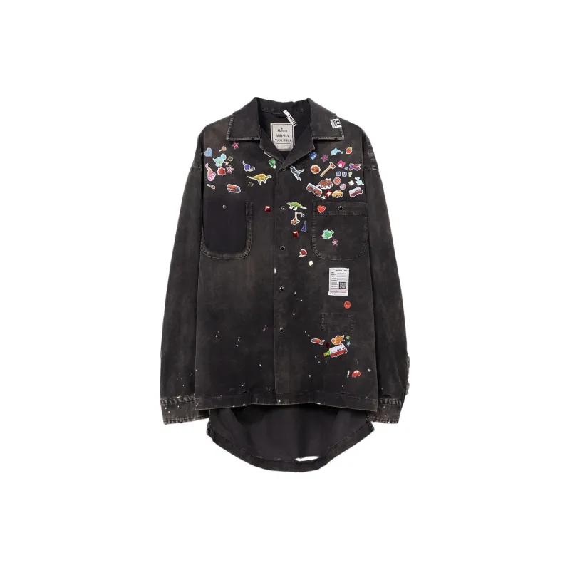 Maison Mihara Yasuhiro Patch detail Shirt-0