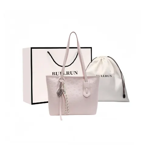 Bullrun PU Shoulder Bag Women's Pink