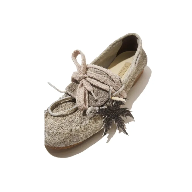 Meruomai Low Top Casual Shoes Women's Ecru-7