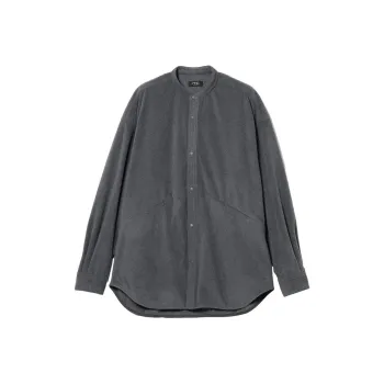 Beams Shirts Men Lime Gray