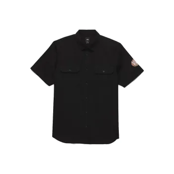 Vans Oval Logo Work Wear Buttondown Shirt Shirt Men's Black