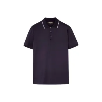 Loro Piana SS24 Polo Shirt Men's Marine Blue
