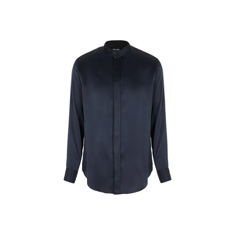 GIORGIO ARMANI Regular fit Silk Shirt-0