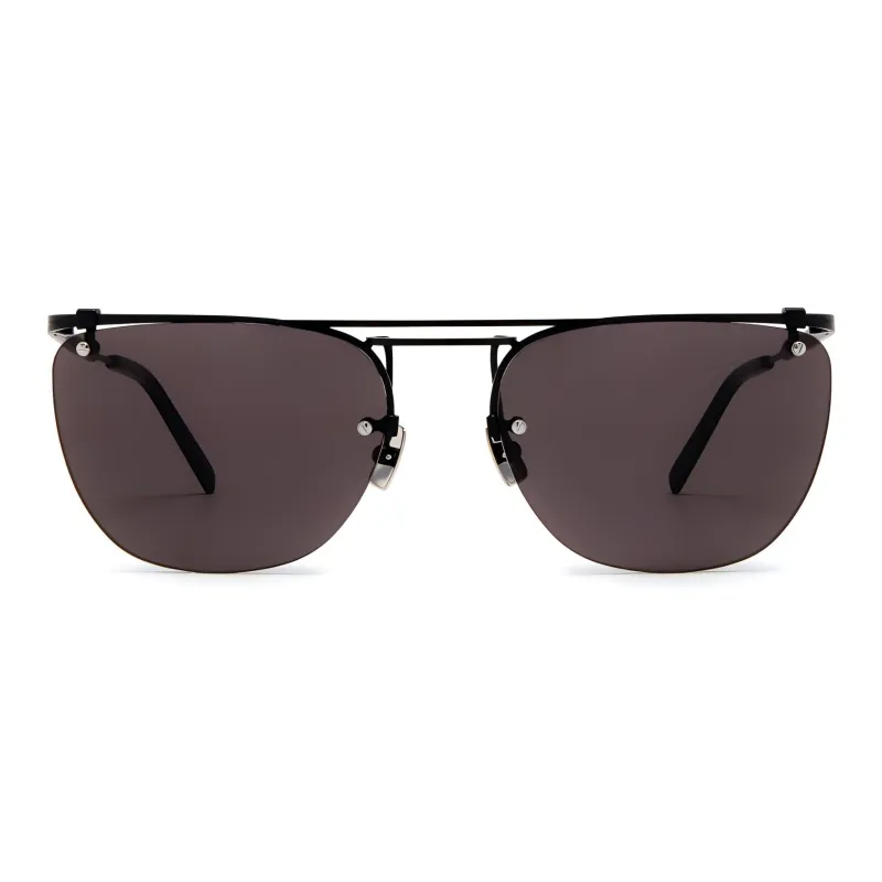 SAINT LAURENT Rounded Frame Sunglasses-1
