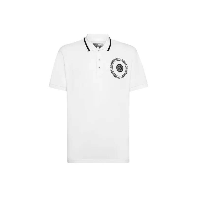 PLEIN SPORT SS24 Polo Shirt Men's White-0