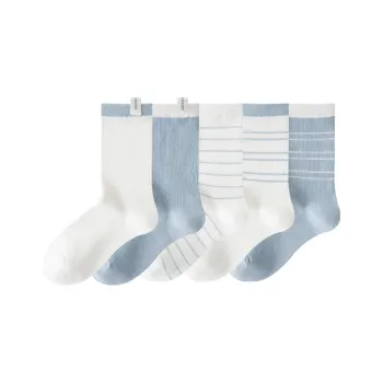 Cotton Gene Mid Calf Socks Women's Combo Set