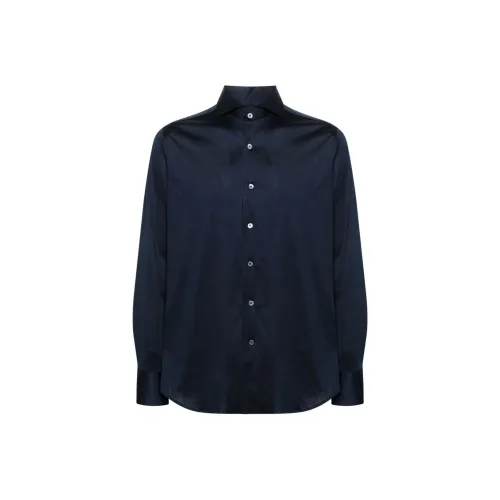 Yohji Yamamoto Spread-collar Cotton Shirt