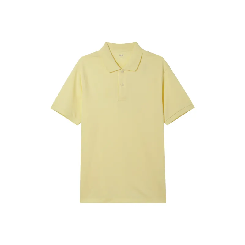 UNIQLO Polo Shirt Unisex Light Yellow-0