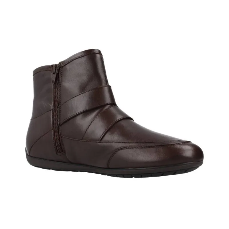 GEOX NEW MOENA Ankle Boots Women's Brown-2