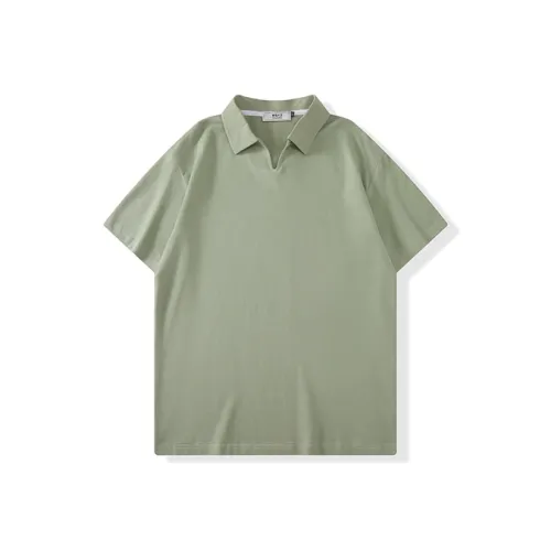 I'm David Polo Shirts Men Light Green