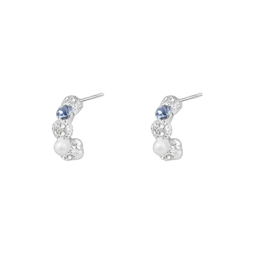 Universe Search S925 Silver Earrings Women's