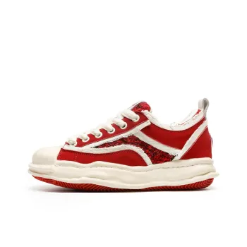 ZONEJOY Anti Slip Wear Resistant Skateboard Shoes Unisex Red