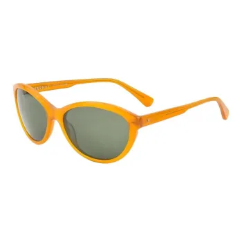 Vuarnet Acetate Irregular Shape Sunglasses Women's Yellow