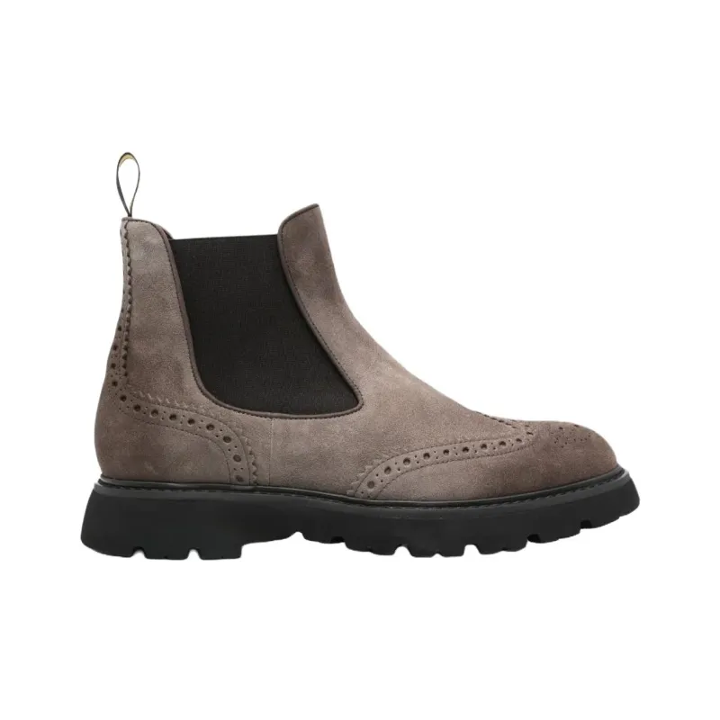 DOUCAL'S Round Toe Slip On Boots-1