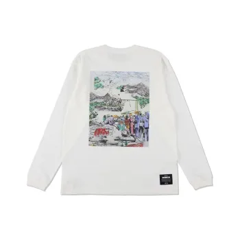 WIND AND SEA x NIIMI HIROKI T-Shirt Unisex White
