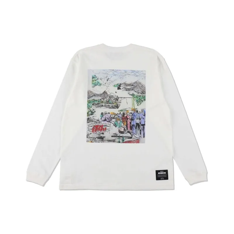 WIND AND SEA x NIIMI HIROKI T-Shirt Unisex White-0