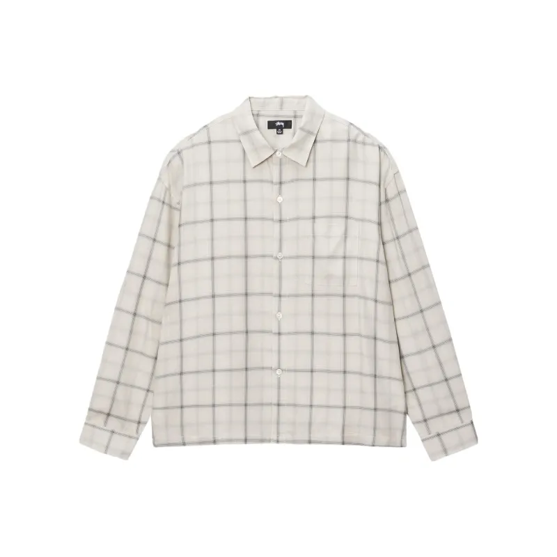 Stussy Shadow Plaid Rayon Shirt-5