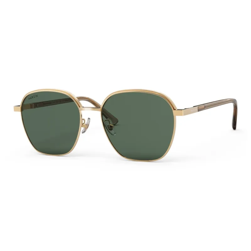 PARZIN Alloy Plate Frame Irregular Shape Sunglasses Men's-3
