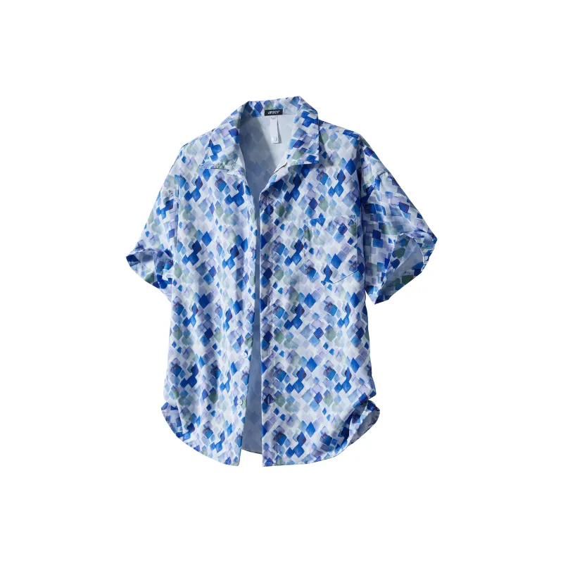 UPZCY Shirt Unisex Sicilian Blue-14