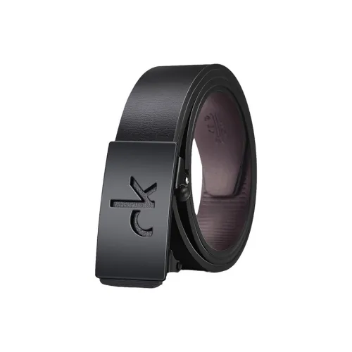 ALIEN BANG Cow Leather Belts Men's Width 3.5CM