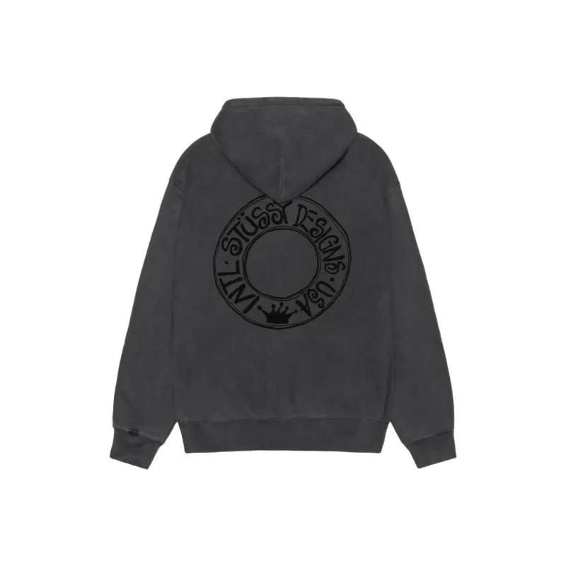 Stussy Buana Pigment Dyed Zip Hoodie-0