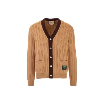 GUCCI Sweaters Men Camel