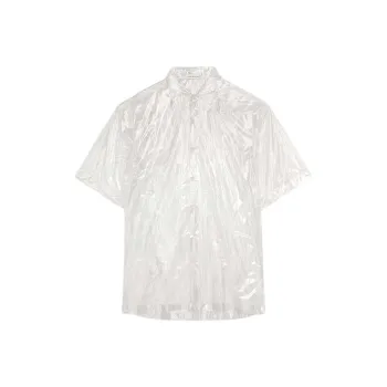 DRIES VAN NOTEN Transparent Short sleeved Shirt