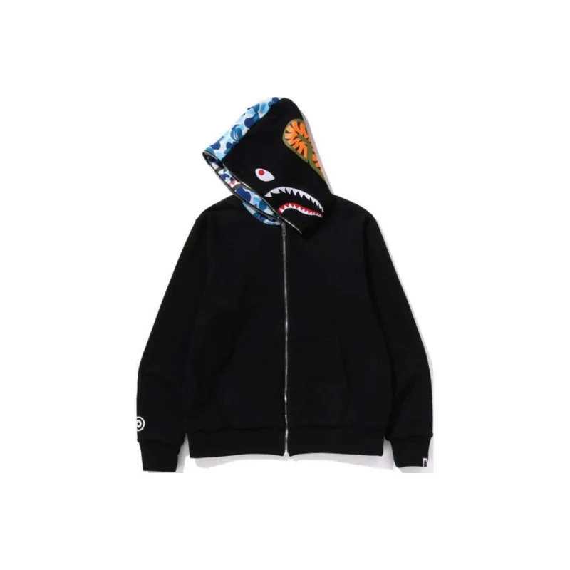 Bape Abc Reversible Shark Full Zip Hoodie-0