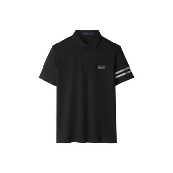 HLA Polo Shirts Men Black A8