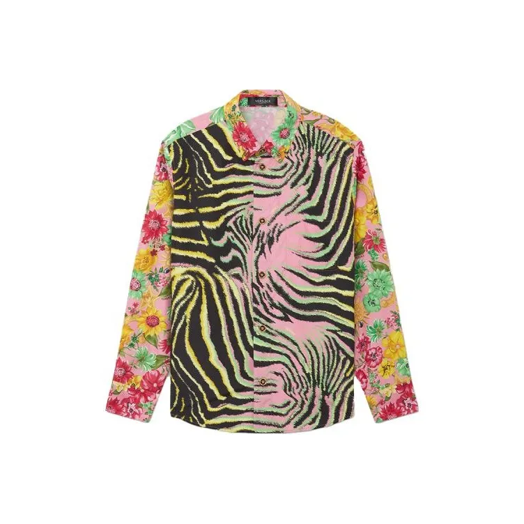 VERSACE Shirts Men Pink-0