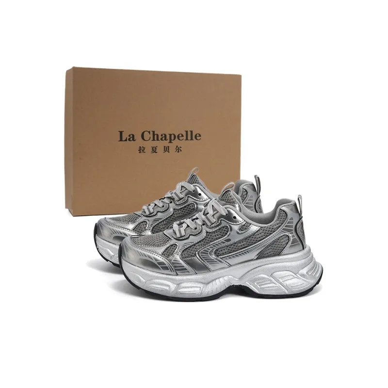 La Chapelle Abrasion Resistant Low Top Chunky Sneakers Women's-6