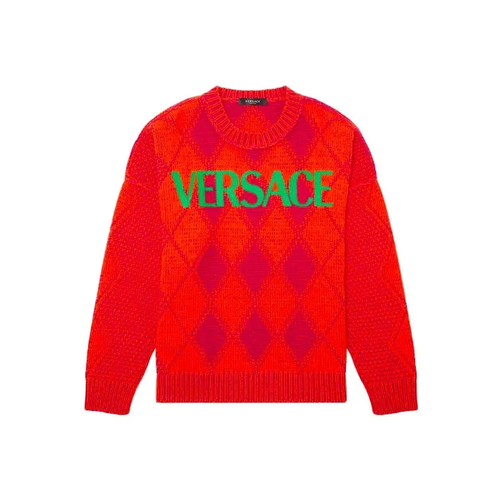 VERSACE Sweaters Men Orange-0